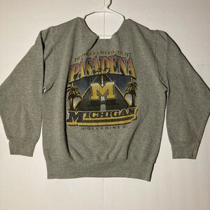 Vintage Michigan Wolverines Pasadena Undefeated Cut Sweater